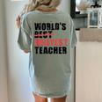 World's Best Okayest Teacher ACY025a For Men Women Women's Comfort Colors T-Shirt Back Print Bay World's Best Okayest Teacher ACY025a For Men Women Women's Comfort Colors T-Shirt Back Print Bay