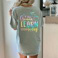 Y'All Gonna Learn Today Back To School Teacher Kids Women's Comfort Colors T-Shirt Back Print Bay Y'All Gonna Learn Today Back To School Teacher Kids Women's Comfort Colors T-Shirt Back Print Bay