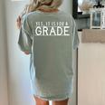 Yes It Is For A Grade Teacher Student Testing Day Matching Women's Comfort Colors T-Shirt Back Print Bay Yes It Is For A Grade Teacher Student Testing Day Matching Women's Comfort Colors T-Shirt Back Print Bay