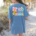 100 Days Of School Preppy 100th Day Of School Teachers Girls Women's Comfort Colors T-Shirt Back Print Blue Jean 100 Days Of School Preppy 100th Day Of School Teachers Girls Women's Comfort Colors T-Shirt Back Print Blue Jean