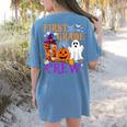 1st Grade Boo Crew Teacher Student Halloween Costume Women's Comfort Colors T-Shirt Back Print Blue Jean 1st Grade Boo Crew Teacher Student Halloween Costume Women's Comfort Colors T-Shirt Back Print Blue Jean