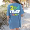 2nd Grade Team T-Shirt 2nd Grade Squad Teacher Women's Comfort Colors T-Shirt Back Print Blue Jean 2nd Grade Team T-Shirt 2nd Grade Squad Teacher Women's Comfort Colors T-Shirt Back Print Blue Jean