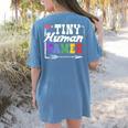 4 Teachers Or Parents Tiny Human Tamer Tee T-Shirt Women's Comfort Colors T-Shirt Back Print Blue Jean 4 Teachers Or Parents Tiny Human Tamer Tee T-Shirt Women's Comfort Colors T-Shirt Back Print Blue Jean