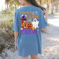 4th Grade Boo Crew Teacher Student Halloween Costume Women's Comfort Colors T-Shirt Back Print Blue Jean 4th Grade Boo Crew Teacher Student Halloween Costume Women's Comfort Colors T-Shirt Back Print Blue Jean