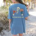 6-7 7-6 George Washington Freedom For Teachers Women's Comfort Colors T-Shirt Back Print Blue Jean 6-7 7-6 George Washington Freedom For Teachers Women's Comfort Colors T-Shirt Back Print Blue Jean