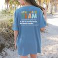 6th Grade Team Teacher Like A Normal Team Sixth Grade Women's Comfort Colors T-Shirt Back Print Blue Jean 6th Grade Team Teacher Like A Normal Team Sixth Grade Women's Comfort Colors T-Shirt Back Print Blue Jean