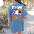 7th Grade Boo Crew Teacher Student Halloween Costume Women's Comfort Colors T-Shirt Back Print Blue Jean 7th Grade Boo Crew Teacher Student Halloween Costume Women's Comfort Colors T-Shirt Back Print Blue Jean