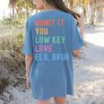Admit It You Low Key Love ELA Bruh English Teacher Women's Comfort Colors T-Shirt Back Print Blue Jean Admit It You Low Key Love ELA Bruh English Teacher Women's Comfort Colors T-Shirt Back Print Blue Jean
