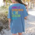 Admit It You Low Key Love Science Bruh Funny Science Teacher Women's Comfort Colors T-Shirt Back Print Blue Jean Admit It You Low Key Love Science Bruh Funny Science Teacher Women's Comfort Colors T-Shirt Back Print Blue Jean