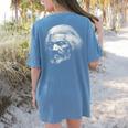 American History Frederick Douglass Teacher Women's Comfort Colors T-Shirt Back Print Blue Jean