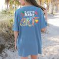 Lets Make Art Colerful Artists Painter Art Teacher Men Women Girls Kids Women's Comfort Colors T-Shirt Back Print Blue Jean Lets Make Art Colerful Artists Painter Art Teacher Men Women Girls Kids Women's Comfort Colors T-Shirt Back Print Blue Jean