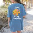 Art Is My Superpower Drawing Art Teacher Artists Women's Comfort Colors T-Shirt Back Print Blue Jean Art Is My Superpower Drawing Art Teacher Artists Women's Comfort Colors T-Shirt Back Print Blue Jean
