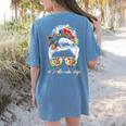 Art Teacher Life Messy Bun Back To School Art Teacher Women's Comfort Colors T-Shirt Back Print Blue Jean Art Teacher Life Messy Bun Back To School Art Teacher Women's Comfort Colors T-Shirt Back Print Blue Jean