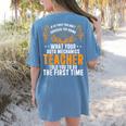 Auto Mechanic Teacher Car Repair Auto Mechanic Women's Comfort Colors T-Shirt Back Print Blue Jean Auto Mechanic Teacher Car Repair Auto Mechanic Women's Comfort Colors T-Shirt Back Print Blue Jean
