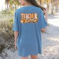 Autumn Pumpkin Thanksgiving Coffee Floral Teacher Fall Women's Comfort Colors T-Shirt Back Print Blue Jean Autumn Pumpkin Thanksgiving Coffee Floral Teacher Fall Women's Comfort Colors T-Shirt Back Print Blue Jean