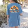 Back To School Kindergarten Dream Team Teacher Love Floral Women's Comfort Colors T-Shirt Back Print Blue Jean Back To School Kindergarten Dream Team Teacher Love Floral Women's Comfort Colors T-Shirt Back Print Blue Jean