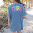 Back To School Neon Checkered Third Grade Colorful Teacher Women's Comfort Colors T-Shirt Back Print Blue Jean Back To School Neon Checkered Third Grade Colorful Teacher Women's Comfort Colors T-Shirt Back Print Blue Jean