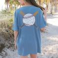 Baseball Happy Dot Day Shirts For Kids Men Women Teacher Women's Comfort Colors T-Shirt Back Print Blue Jean
