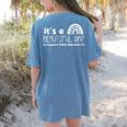 Beautiful Day To Support Public Education Teacher Red For Ed Women's Comfort Colors T-Shirt Back Print Blue Jean Beautiful Day To Support Public Education Teacher Red For Ed Women's Comfort Colors T-Shirt Back Print Blue Jean