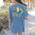 Beauty Teacher Take Chances Make Mistakes Get Messy Women's Comfort Colors T-Shirt Back Print Blue Jean Beauty Teacher Take Chances Make Mistakes Get Messy Women's Comfort Colors T-Shirt Back Print Blue Jean
