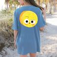 The Big Cheese Good Egg Teacher Halloween Costume Food Group Women's Comfort Colors T-Shirt Back Print Blue Jean The Big Cheese Good Egg Teacher Halloween Costume Food Group Women's Comfort Colors T-Shirt Back Print Blue Jean