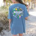 Biology Squad Science Teacher Student Biologist Women's Comfort Colors T-Shirt Back Print Blue Jean Biology Squad Science Teacher Student Biologist Women's Comfort Colors T-Shirt Back Print Blue Jean