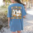 Boo Crew Daycare Teacher Matching Halloween Costume Ghost Women's Comfort Colors T-Shirt Back Print Blue Jean Boo Crew Daycare Teacher Matching Halloween Costume Ghost Women's Comfort Colors T-Shirt Back Print Blue Jean
