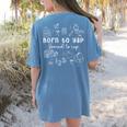 Born To Yap Forced To IEP I Encourage Progress SPED Teacher Women's Comfort Colors T-Shirt Back Print Blue Jean Born To Yap Forced To IEP I Encourage Progress SPED Teacher Women's Comfort Colors T-Shirt Back Print Blue Jean