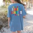 I Build Leaders Bricks Building Blocks Teacher Brick Builder Women's Comfort Colors T-Shirt Back Print Blue Jean I Build Leaders Bricks Building Blocks Teacher Brick Builder Women's Comfort Colors T-Shirt Back Print Blue Jean