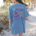 You Can't Scare Me I'm A Teacher For Men Women Women's Comfort Colors T-Shirt Back Print Blue Jean You Can't Scare Me I'm A Teacher For Men Women Women's Comfort Colors T-Shirt Back Print Blue Jean