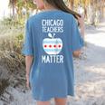 Chicago Teachers Matter Support Union Education Red For Ed Raglan Baseball Tee Women's Comfort Colors T-Shirt Back Print Blue Jean Chicago Teachers Matter Support Union Education Red For Ed Raglan Baseball Tee Women's Comfort Colors T-Shirt Back Print Blue Jean