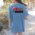 Christmas Science Teacher Santa Educator Chemical Elements Women's Comfort Colors T-Shirt Back Print Blue Jean Christmas Science Teacher Santa Educator Chemical Elements Women's Comfort Colors T-Shirt Back Print Blue Jean