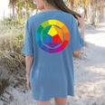 Color Wheel Palette Shirt Artist Painter Art Teacher Tshirt Women's Comfort Colors T-Shirt Back Print Blue Jean Color Wheel Palette Shirt Artist Painter Art Teacher Tshirt Women's Comfort Colors T-Shirt Back Print Blue Jean