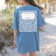 Composition Notebook Matching Group Halloween Teachers Women's Comfort Colors T-Shirt Back Print Blue Jean Composition Notebook Matching Group Halloween Teachers Women's Comfort Colors T-Shirt Back Print Blue Jean