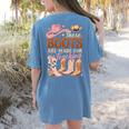 Cowboy Teacher These Boots Are Made-For Teaching School Women's Comfort Colors T-Shirt Back Print Blue Jean Cowboy Teacher These Boots Are Made-For Teaching School Women's Comfort Colors T-Shirt Back Print Blue Jean