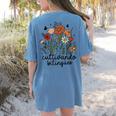 Cultivando Bilingues Dual Language Crew Bilingual Teacher Men Women Girls Kids Women's Comfort Colors T-Shirt Back Print Blue Jean Cultivando Bilingues Dual Language Crew Bilingual Teacher Men Women Girls Kids Women's Comfort Colors T-Shirt Back Print Blue Jean