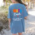 Cute Math Coach Teacher Mathematical Nerd School Women's Comfort Colors T-Shirt Back Print Blue Jean Cute Math Coach Teacher Mathematical Nerd School Women's Comfort Colors T-Shirt Back Print Blue Jean