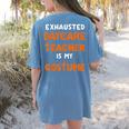 Daycare Teacher Halloween Costume Tired Day Care Shirt Women's Comfort Colors T-Shirt Back Print Blue Jean Daycare Teacher Halloween Costume Tired Day Care Shirt Women's Comfort Colors T-Shirt Back Print Blue Jean