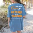 I Don't Need A Costume I'm A Daycare Teacher Halloween Women Women's Comfort Colors T-Shirt Back Print Blue Jean I Don't Need A Costume I'm A Daycare Teacher Halloween Women Women's Comfort Colors T-Shirt Back Print Blue Jean