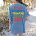 Drawing Art Artist Teacher It’s A Good Day To Make Some Art Women's Comfort Colors T-Shirt Back Print Blue Jean Drawing Art Artist Teacher It’s A Good Day To Make Some Art Women's Comfort Colors T-Shirt Back Print Blue Jean