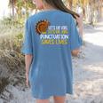 Lets Eat Kids Punctuation Turkey Thanksgiving Teacher Women's Comfort Colors T-Shirt Back Print Blue Jean Lets Eat Kids Punctuation Turkey Thanksgiving Teacher Women's Comfort Colors T-Shirt Back Print Blue Jean