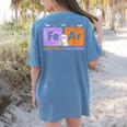 Elements Of Halloween Fear Periodically Chemistry Teacher Women's Comfort Colors T-Shirt Back Print Blue Jean Elements Of Halloween Fear Periodically Chemistry Teacher Women's Comfort Colors T-Shirt Back Print Blue Jean