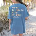 ESL Teacher ESOL Student Cute Retro Back To School First Day Women's Comfort Colors T-Shirt Back Print Blue Jean ESL Teacher ESOL Student Cute Retro Back To School First Day Women's Comfort Colors T-Shirt Back Print Blue Jean