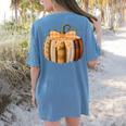 Fall Book Pumpkin Halloween Teacher Librarian Thanksgiving Women's Comfort Colors T-Shirt Back Print Blue Jean Fall Book Pumpkin Halloween Teacher Librarian Thanksgiving Women's Comfort Colors T-Shirt Back Print Blue Jean