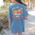 Fall In Love With Kindergarten Autumn Kindergarten Teacher Women's Comfort Colors T-Shirt Back Print Blue Jean Fall In Love With Kindergarten Autumn Kindergarten Teacher Women's Comfort Colors T-Shirt Back Print Blue Jean
