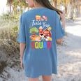 Farm Trip Field Trip Squad Farm Visit Teachers Students Women's Comfort Colors T-Shirt Back Print Blue Jean Farm Trip Field Trip Squad Farm Visit Teachers Students Women's Comfort Colors T-Shirt Back Print Blue Jean