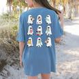 Ghost Reading Books Spooky Librarian Teacher Women Women's Comfort Colors T-Shirt Back Print Blue Jean Ghost Reading Books Spooky Librarian Teacher Women Women's Comfort Colors T-Shirt Back Print Blue Jean