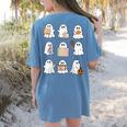 Ghost Speech Therapy Teacher Spooky Season Halloween Women's Comfort Colors T-Shirt Back Print Blue Jean Ghost Speech Therapy Teacher Spooky Season Halloween Women's Comfort Colors T-Shirt Back Print Blue Jean