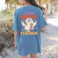 Groovy Faboolous Spooky Music Teacher Halloween Men Women Women's Comfort Colors T-Shirt Back Print Blue Jean Groovy Faboolous Spooky Music Teacher Halloween Men Women Women's Comfort Colors T-Shirt Back Print Blue Jean