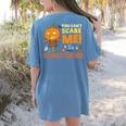 Halloween You Can't Scare Toddler Teacher For Men Women Women's Comfort Colors T-Shirt Back Print Blue Jean Halloween You Can't Scare Toddler Teacher For Men Women Women's Comfort Colors T-Shirt Back Print Blue Jean